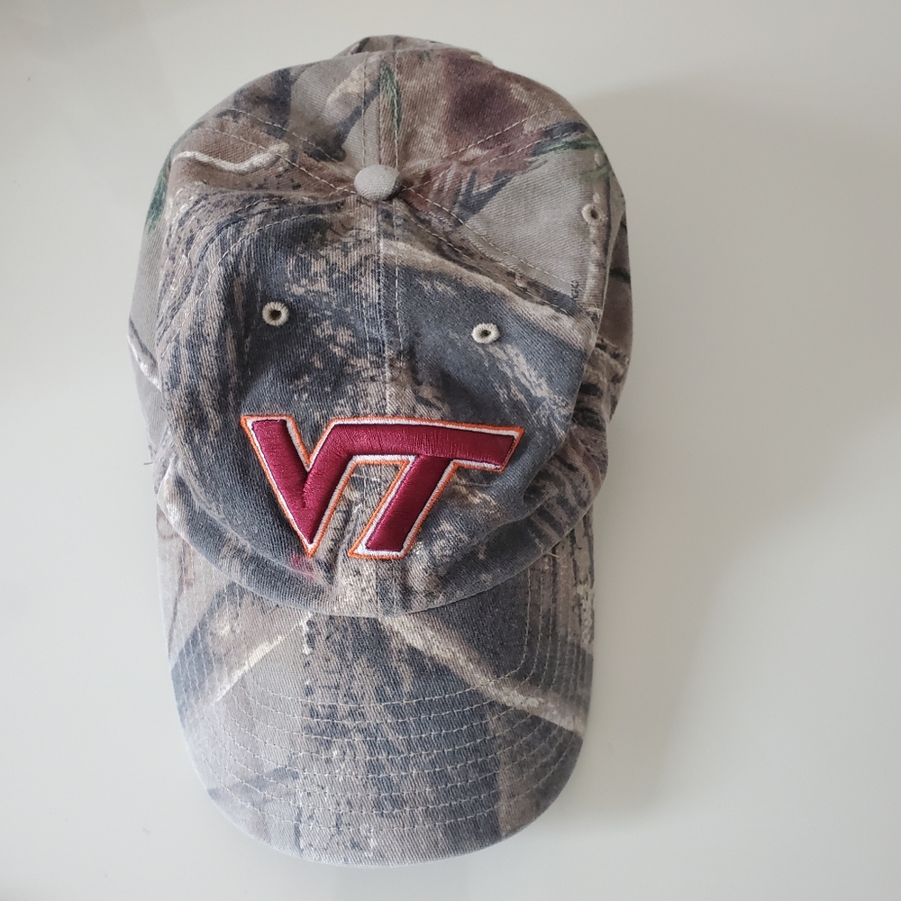 Virginia Tech Camouflage Hat, Size Large